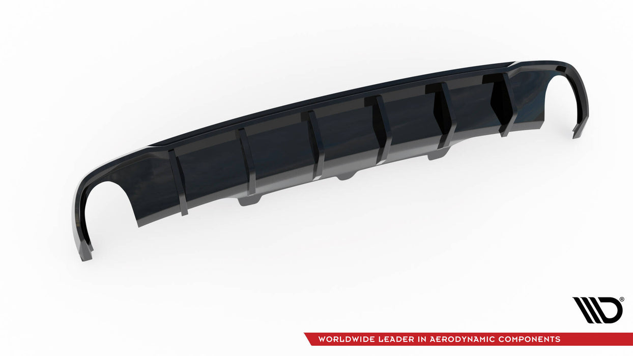 Maxton Design Rear Valance Audi A6 Sedan / Avant C7 (Version with single exhausts on both sides)