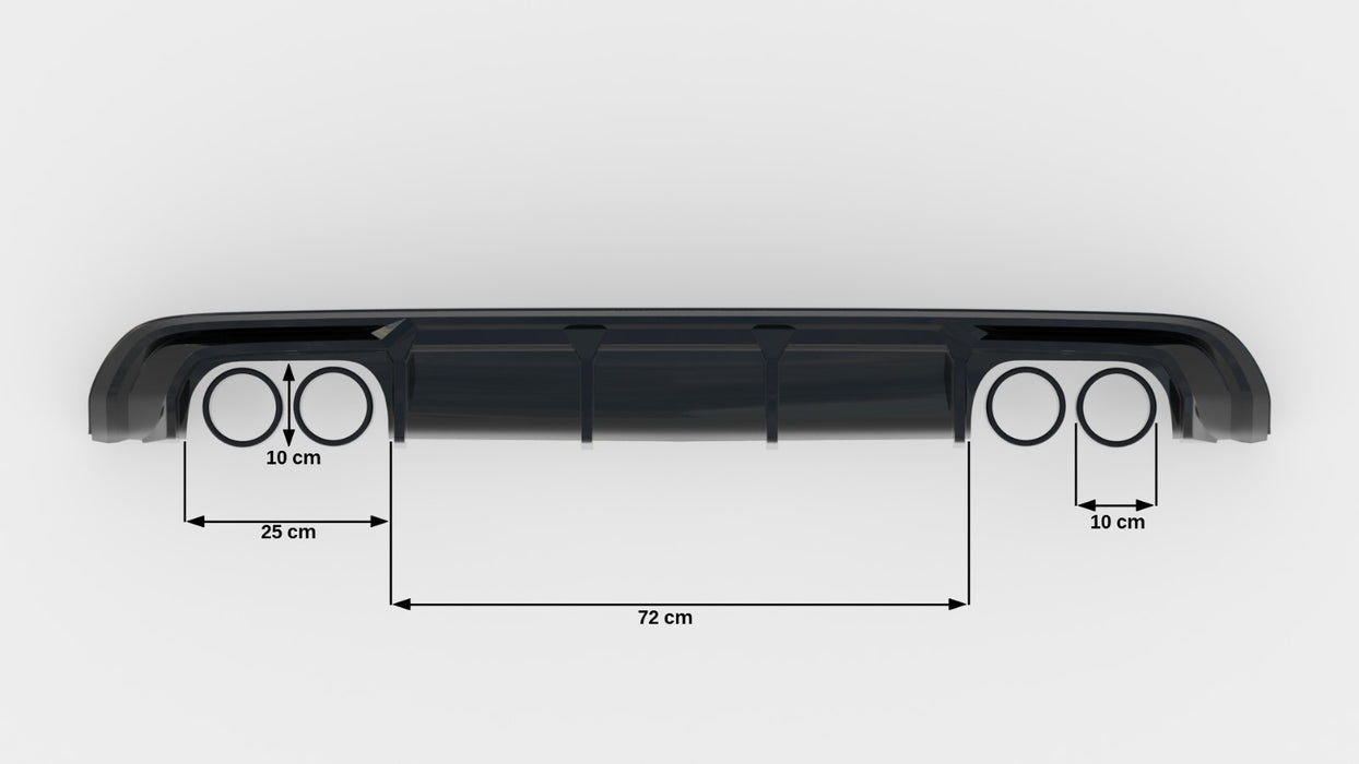 Maxton Design Rear Valance Audi S3 Sportback 8V