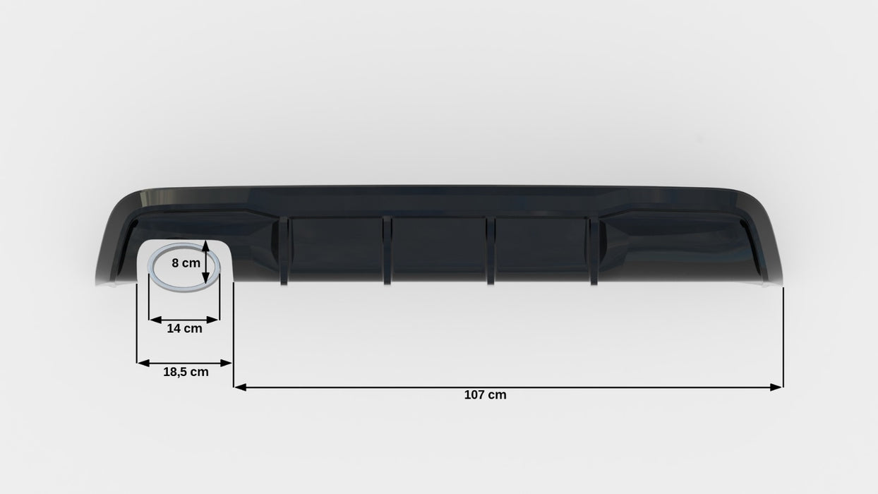 Maxton Design Rear Valance BMW 1 M-Pack E82