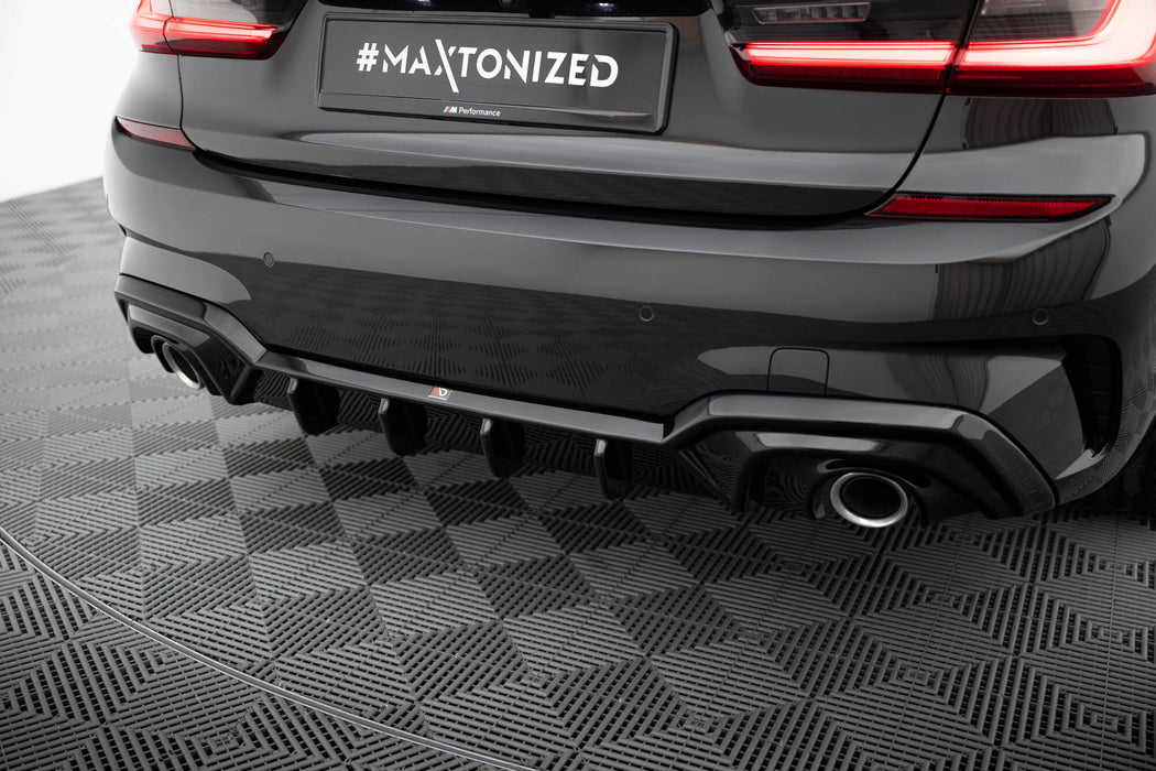 Maxton Design Rear Valance BMW 3 M-Pack G20 / G21 (Fits car with towbar)