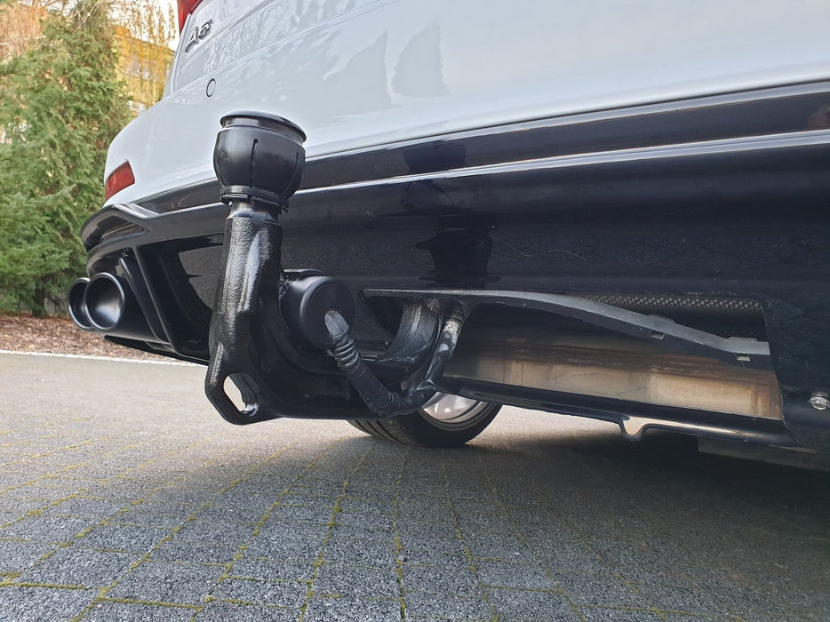 Maxton Design Rear Valance + Exhaust Ends Imitation Audi A6 S-Line / S6 C8 / C8 Facelift