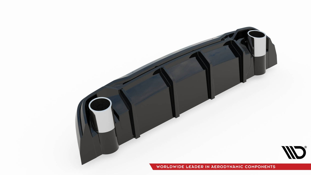 Maxton Design Rear Valance + Exhaust Ends Imitation Peugeot 308 GT Mk2 Facelift