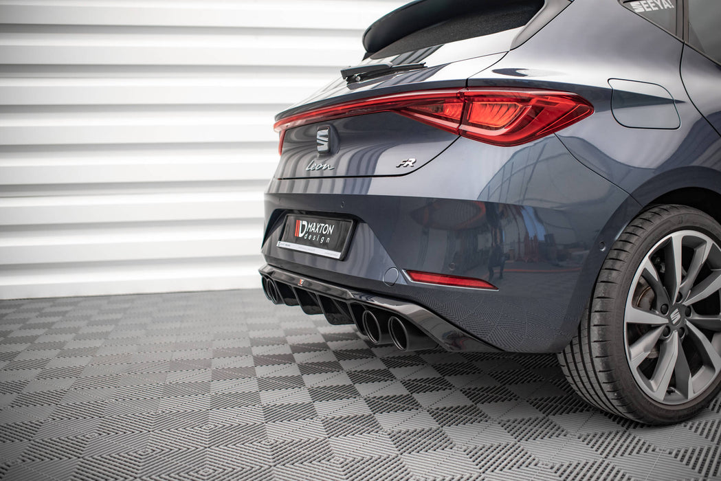 Maxton Design Rear Valance + Exhaust Ends Imitation Seat Leon FR Hatchback Mk4