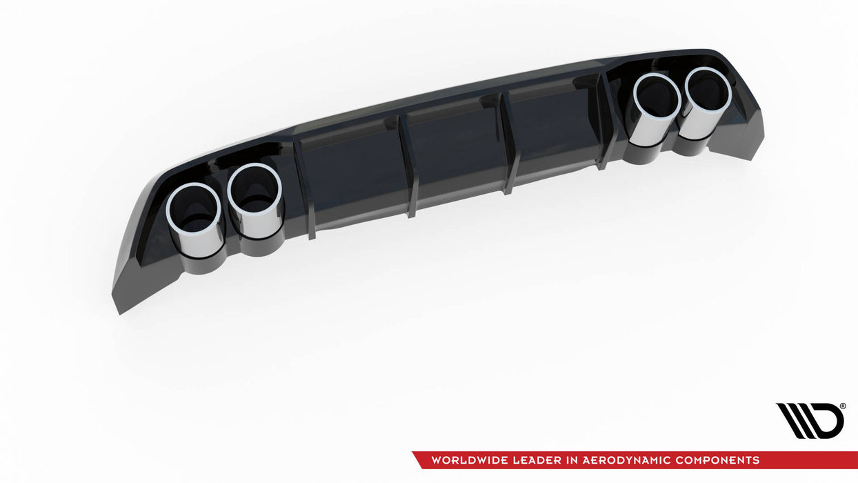 Maxton Design Rear Valance + Exhaust Ends Imitation Seat Leon FR Hatchback Mk4