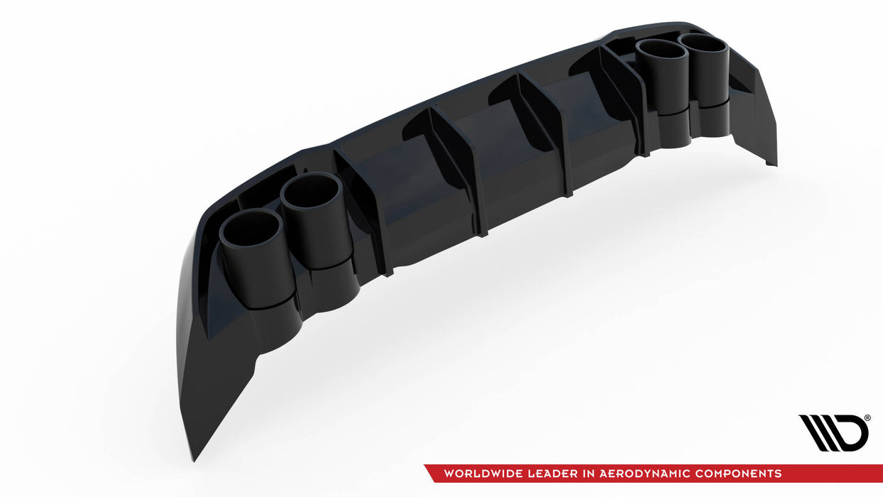 Maxton Design Rear Valance + Exhaust Ends Imitation Seat Leon FR Hatchback Mk4