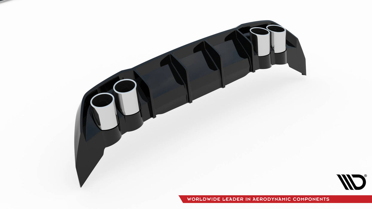 Maxton Design Rear Valance + Exhaust Ends Imitation Seat Leon FR Hatchback Mk4