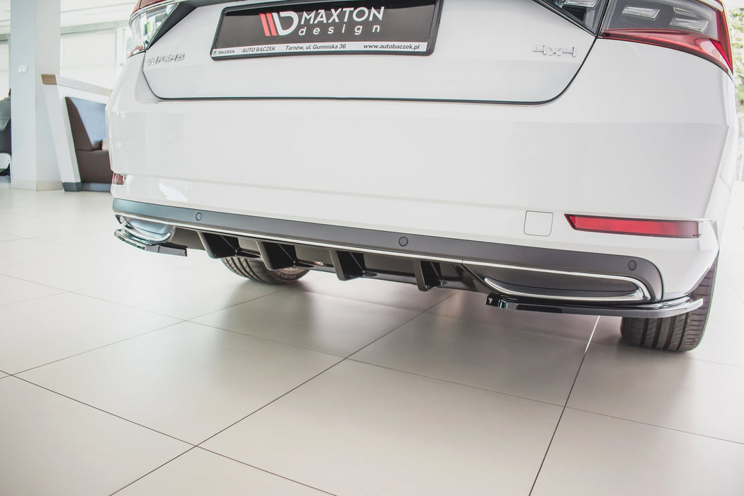 Maxton Design Rear Valance Skoda Superb Liftback / Combi Mk3 FL