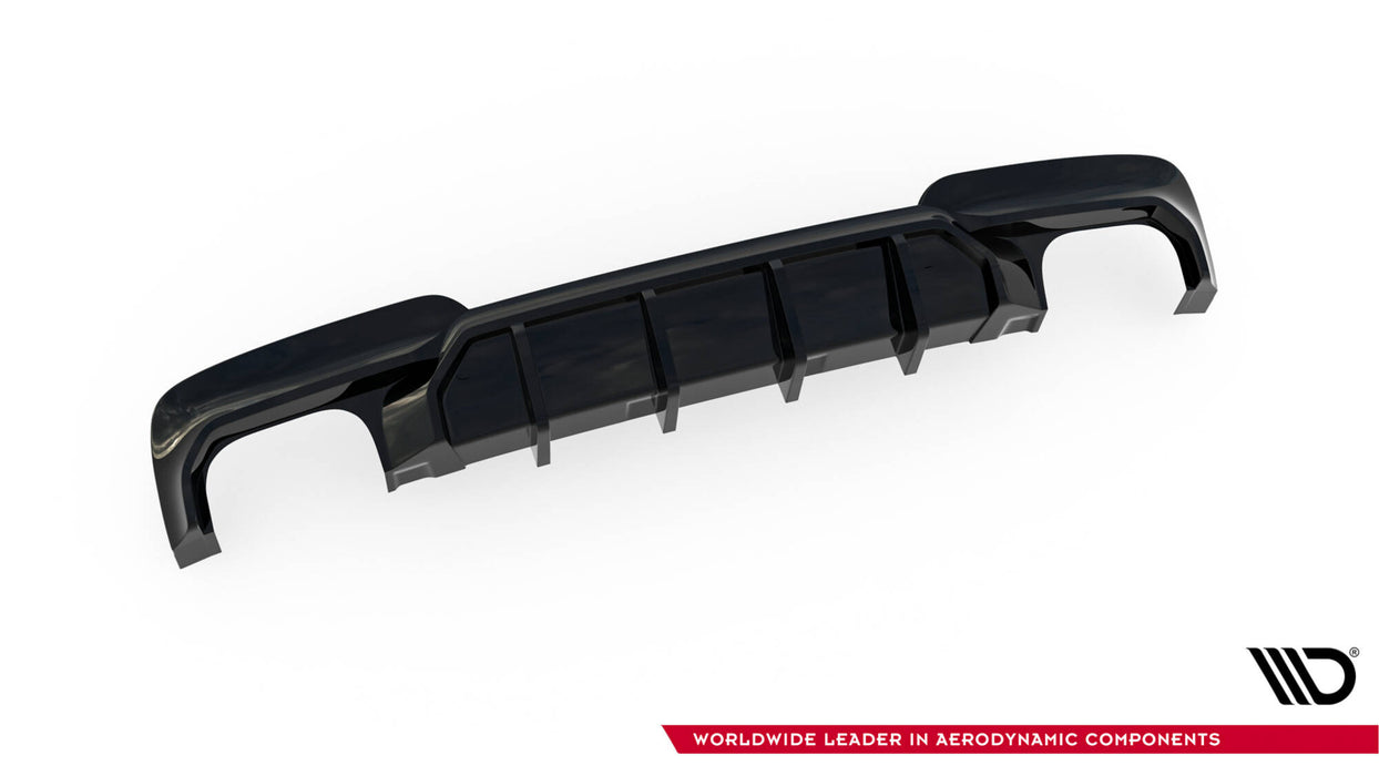 Maxton Design Rear Valance V.2 BMW 5 M-Pack F10 / F11 (Version with two double exhausts)