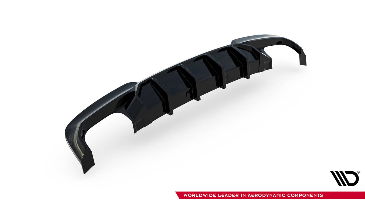 Maxton Design Rear Valance V.2 BMW 5 M-Pack F10 / F11 (Version with two double exhausts)