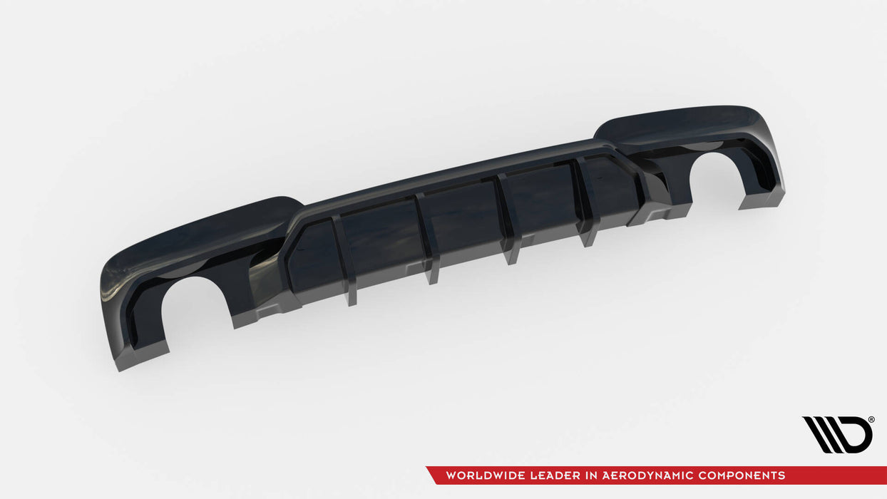 Maxton Design Rear Valance V.2 BMW 5 M-Pack F10 / F11 (Version with two single exhausts)