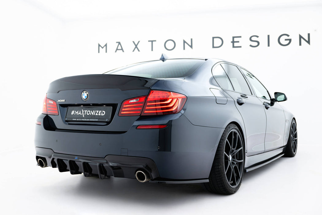 Maxton Design Rear Valance V.2 BMW 5 M-Pack F10 / F11 (Version with two single exhausts)