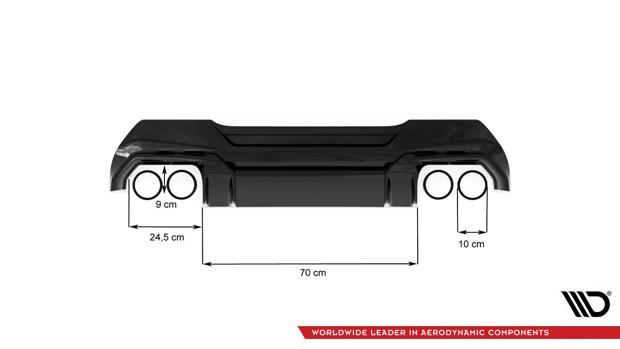 Maxton Design Rear Valance V.2 for BMW 1 F40 M-Pack/ M135i