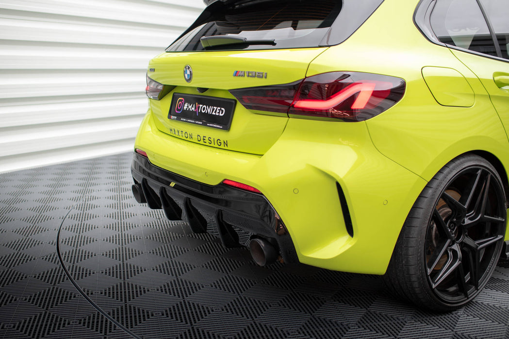 Maxton Design Rear Valance V.3 BMW 1 F40 M-Pack/ M135i / 128ti (Version with single exhausts on two sides)
