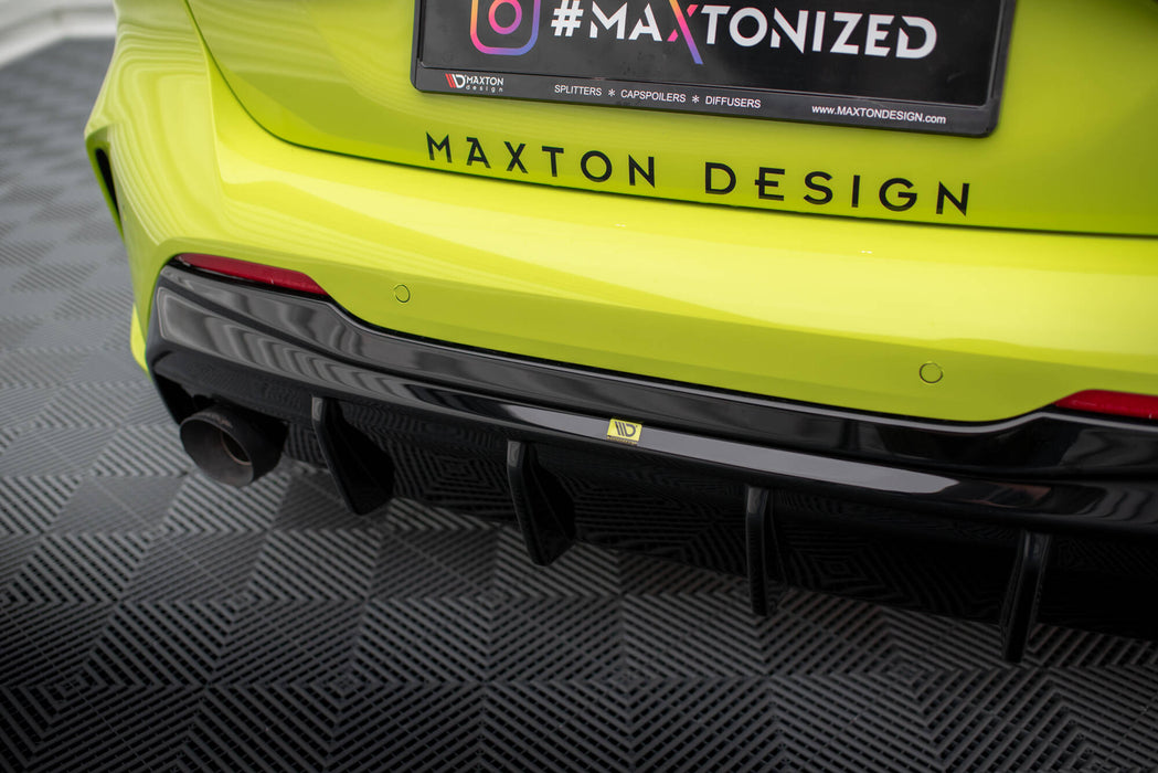 Maxton Design Rear Valance V.3 BMW 1 F40 M-Pack/ M135i / 128ti (Version with single exhausts on two sides)