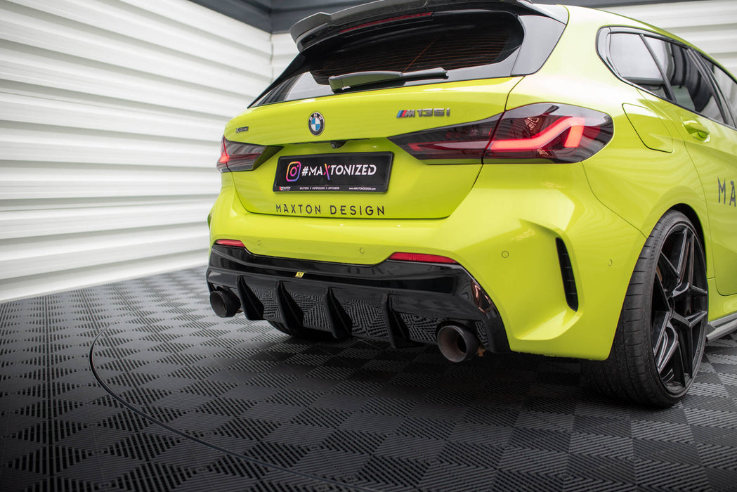 Maxton Design Rear Valance V.3 BMW 1 F40 M-Pack/ M135i / 128ti (Version with single exhausts on two sides)