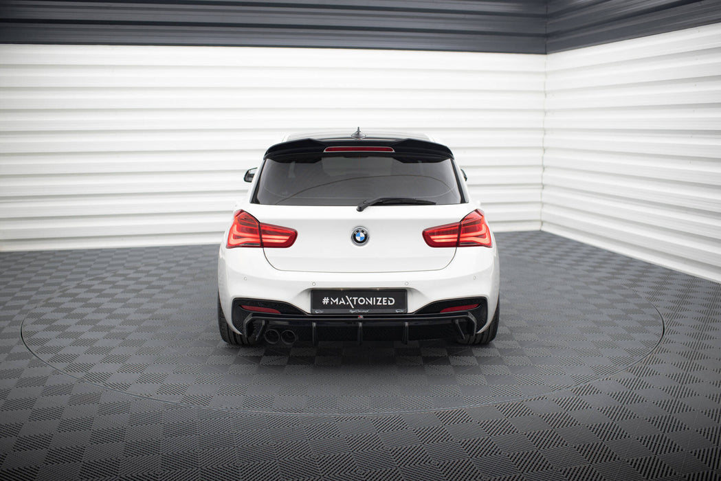 Maxton Design Rear Valance V.3 BMW 1 M-Pack F20 Facelift (Single side dual exhaust version)