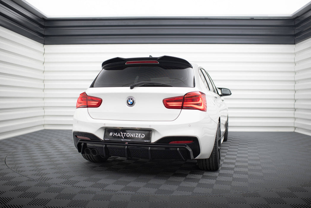 Maxton Design Rear Valance V.3 BMW 1 M-Pack F20 Facelift (Single side dual exhaust version)