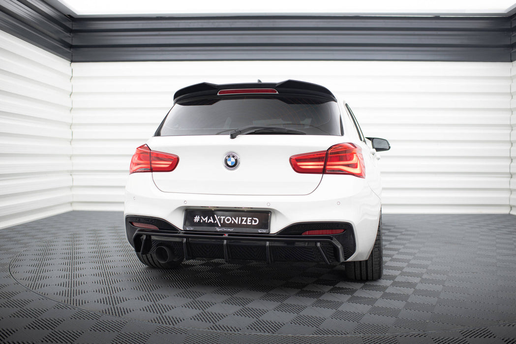 Maxton Design Rear Valance V.3 BMW 1 M-Pack F20 Facelift (Version with single exhaust on one side)