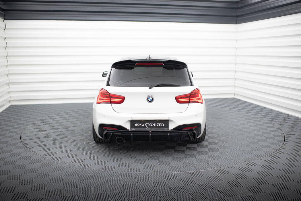 Maxton Design Rear Valance V.3 BMW 1 M-Pack F20 Facelift (Version with single exhaust on one side)