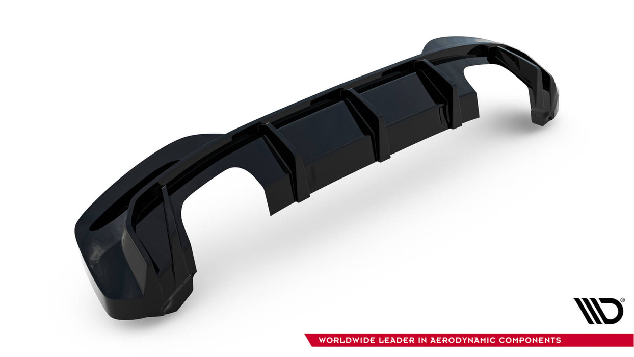 Maxton Design Rear Valance V.3 BMW 1 M-Pack / M140i F20 Facelift (Version with dual exhausts on both sides)