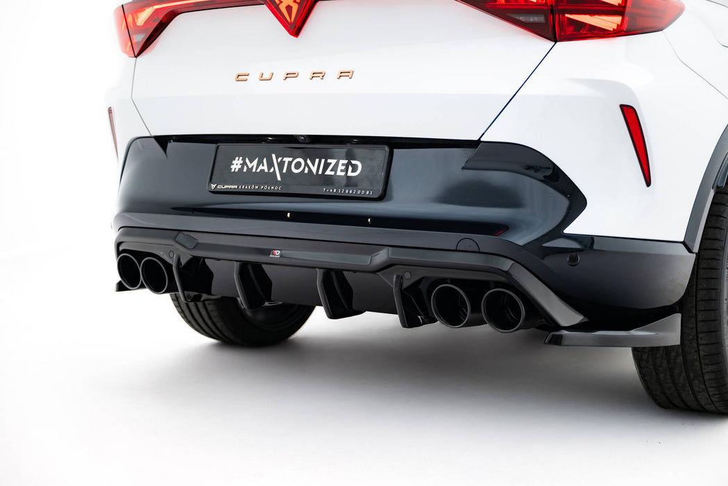 Maxton Design Rear Valance V.3 + Exhaust Ends Imitation Cupra Formentor Mk1 Facelift