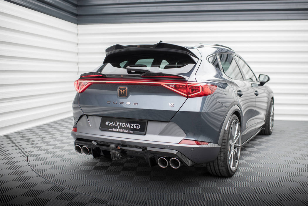 Maxton Design Rear Valance V.3 + Exhaust Ends Imitation Cupra Formentor Mk1 Facelift