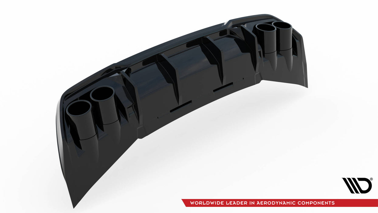 Maxton Design Rear Valance V.3 + Exhaust Ends Imitation Cupra Formentor Mk1 Facelift