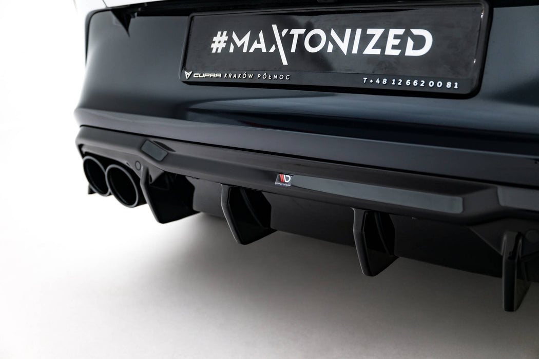 Maxton Design Rear Valance V.3 + Exhaust Ends Imitation Cupra Formentor Mk1 Facelift