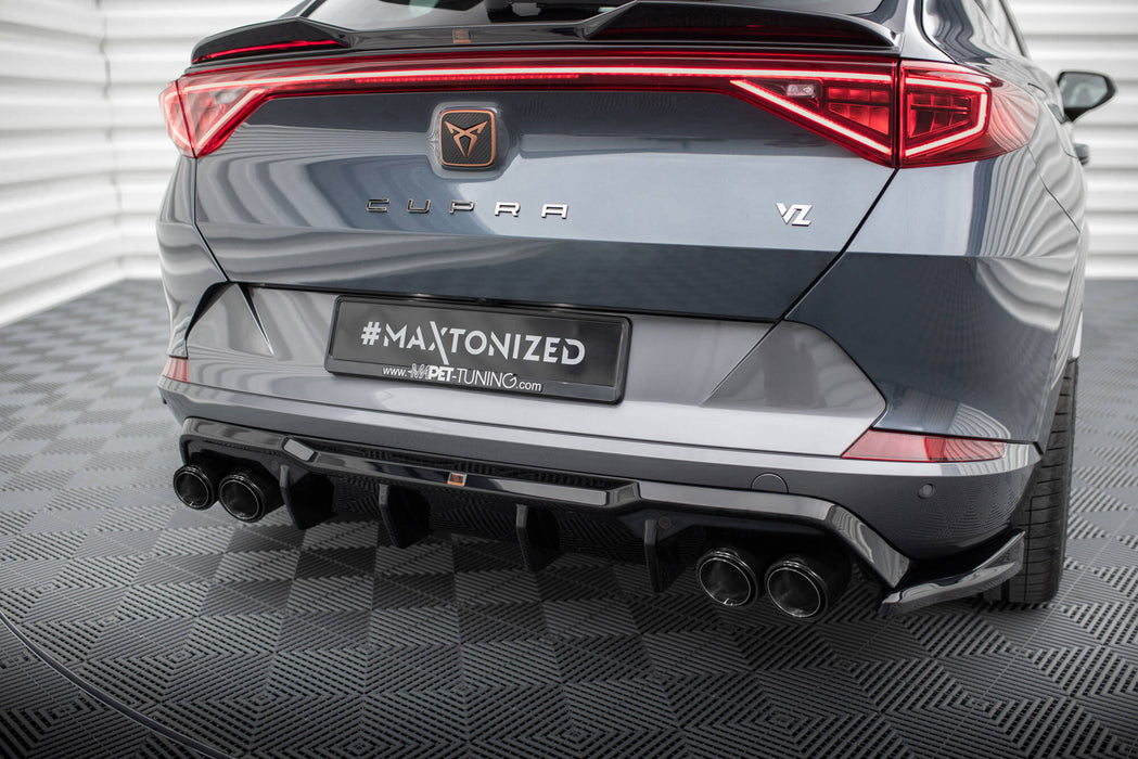 Maxton Design Rear Valance V.3 + Exhaust Tips Cupra Formentor VZ Mk1 / Mk1 Facelift