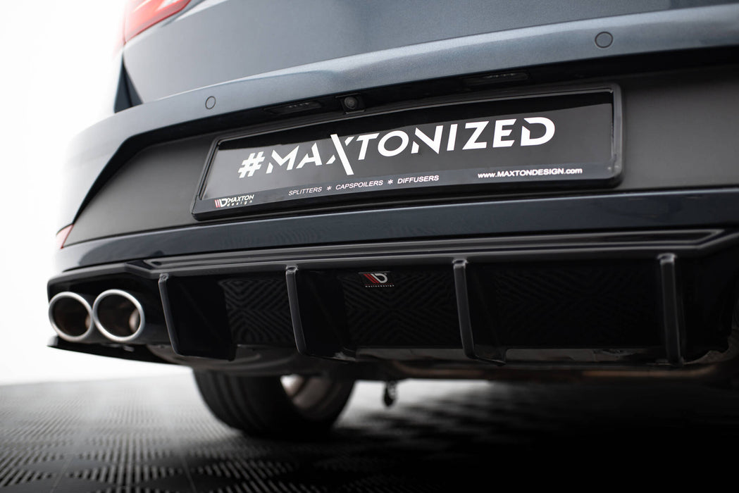 Maxton Design Rear Valance V.3 Seat Leon Cupra ST Mk3 FL