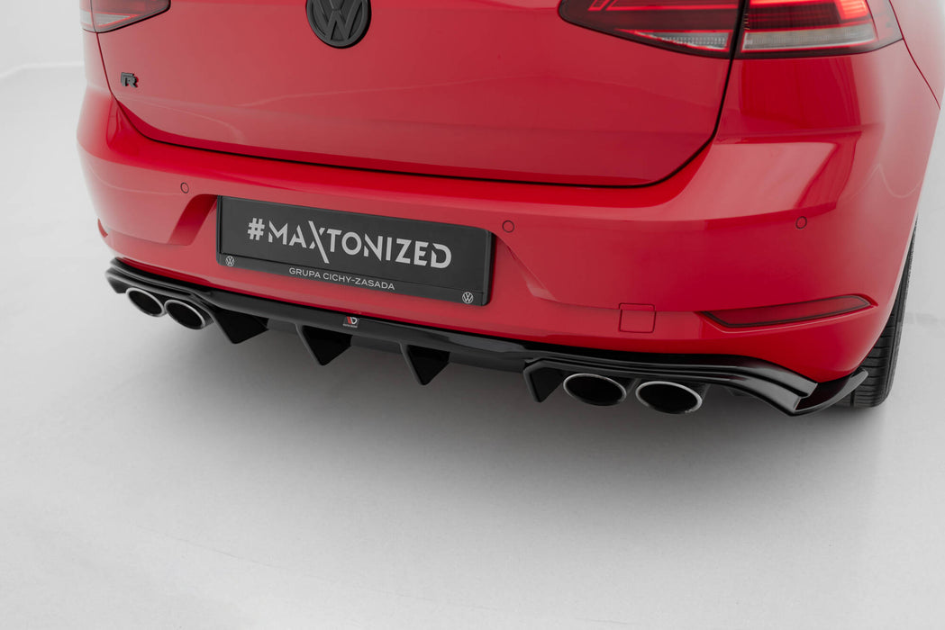 Maxton Design Rear Valance V.3 Volkswagen Golf R Mk7 Facelift