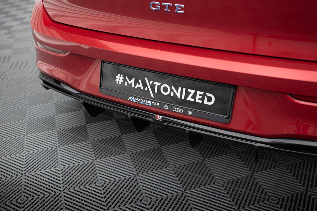Maxton Design Rear Valance Volkswagen Golf GTE / R-Line Mk8 / Mk8 Facelift