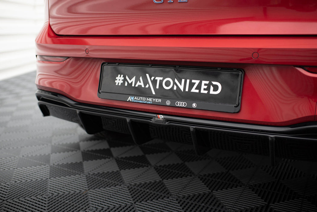 Maxton Design Rear Valance Volkswagen Golf GTE / R-Line Mk8 / Mk8 Facelift