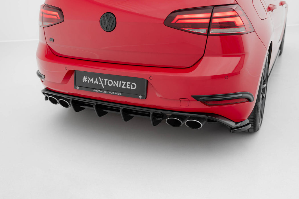 Maxton Design Rear Valance Volkswagen Golf R Hatchback R Mk7 Facelift