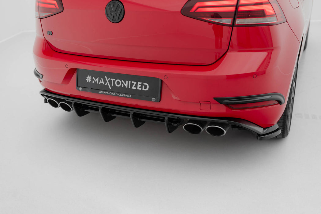 Maxton Design Rear Valance Volkswagen Golf R Hatchback R Mk7 Facelift