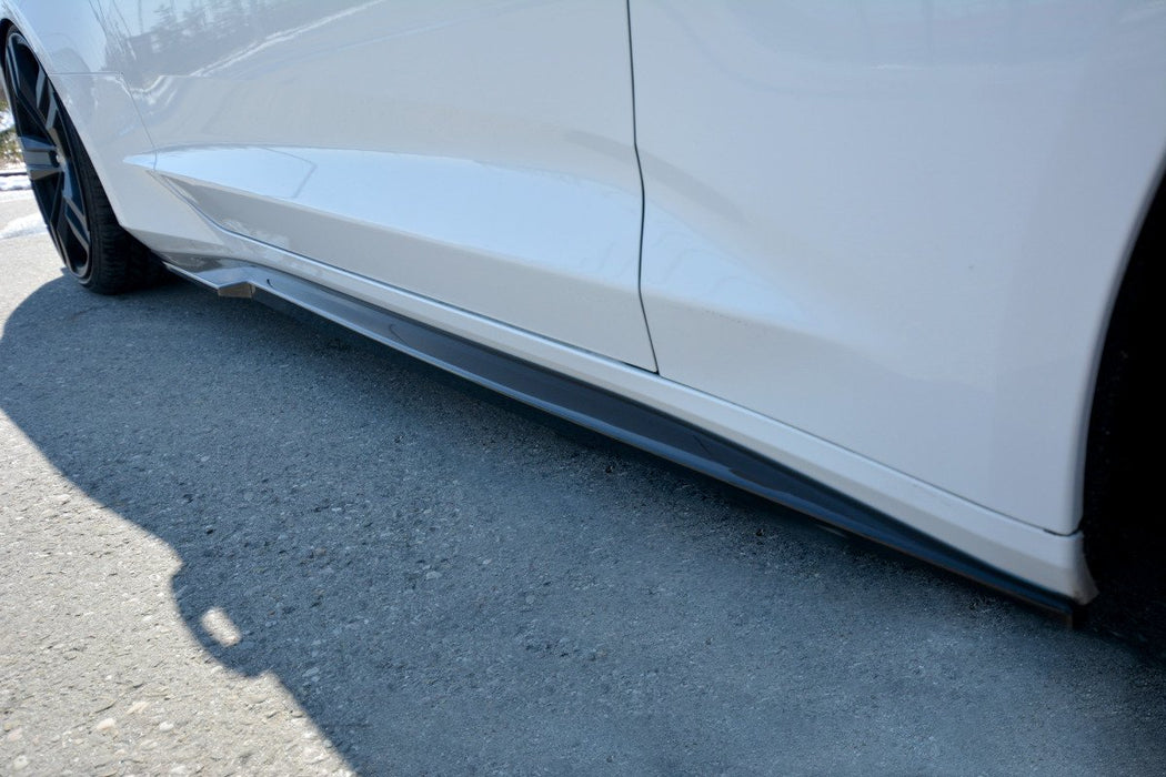 Maxton Design SIDE SKIRTS DIFFUSERS CHEVROLET CAMARO 6TH-GEN. PHASE-I 2SS COUPE