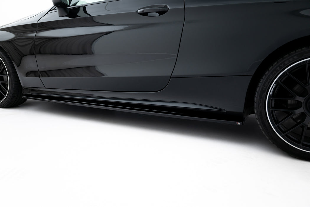 Maxton Design SIDE SKIRTS DIFFUSERS MERCEDES- BENZ C-CLASS W205 COUPE AMG-LINE