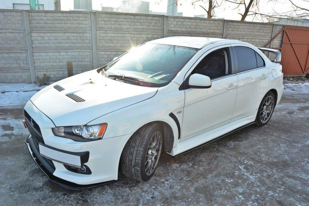 Maxton Design SIDE SKIRTS DIFFUSERS Mitsubishi Lancer Evo X