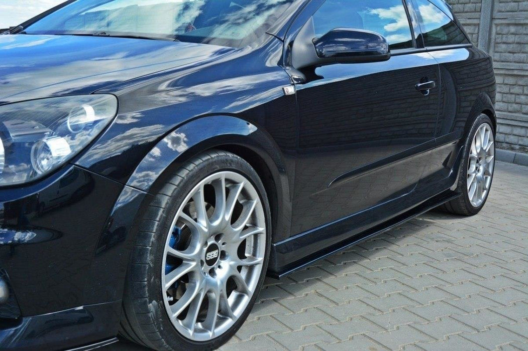 Maxton Design SIDE SKIRTS DIFFUSERS OPEL ASTRA H (FOR OPC / VXR)