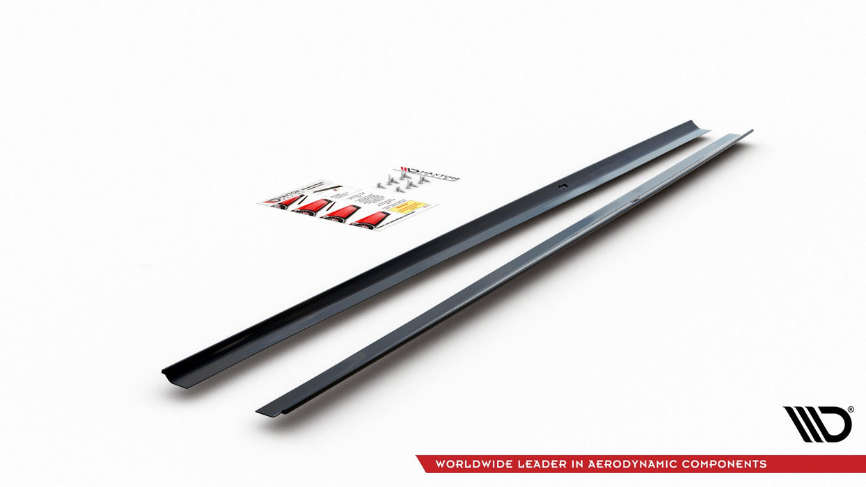 Maxton Design SIDE SKIRTS DIFFUSERS Volkswagen Polo GTI / R-line Mk6