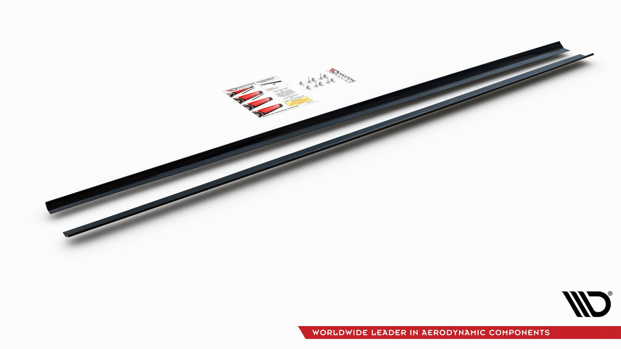 Maxton Design SIDE SKIRTS DIFFUSERS Volkswagen Polo GTI / R-line Mk6