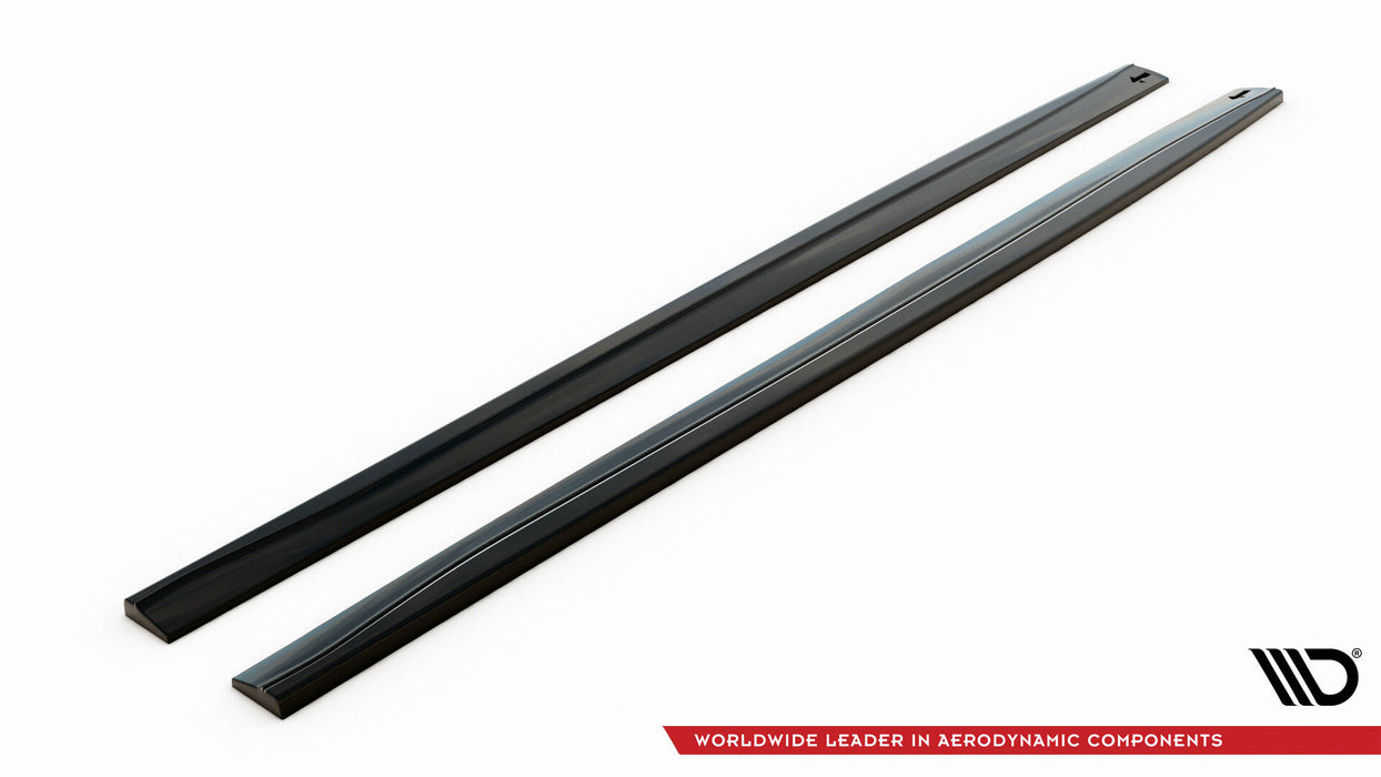 Maxton Design SIDE SKIRTS DIFFUSERS for BMW 4 Coupe / Gran Coupe / Cabrio M-Pack F32 / F36 / F33