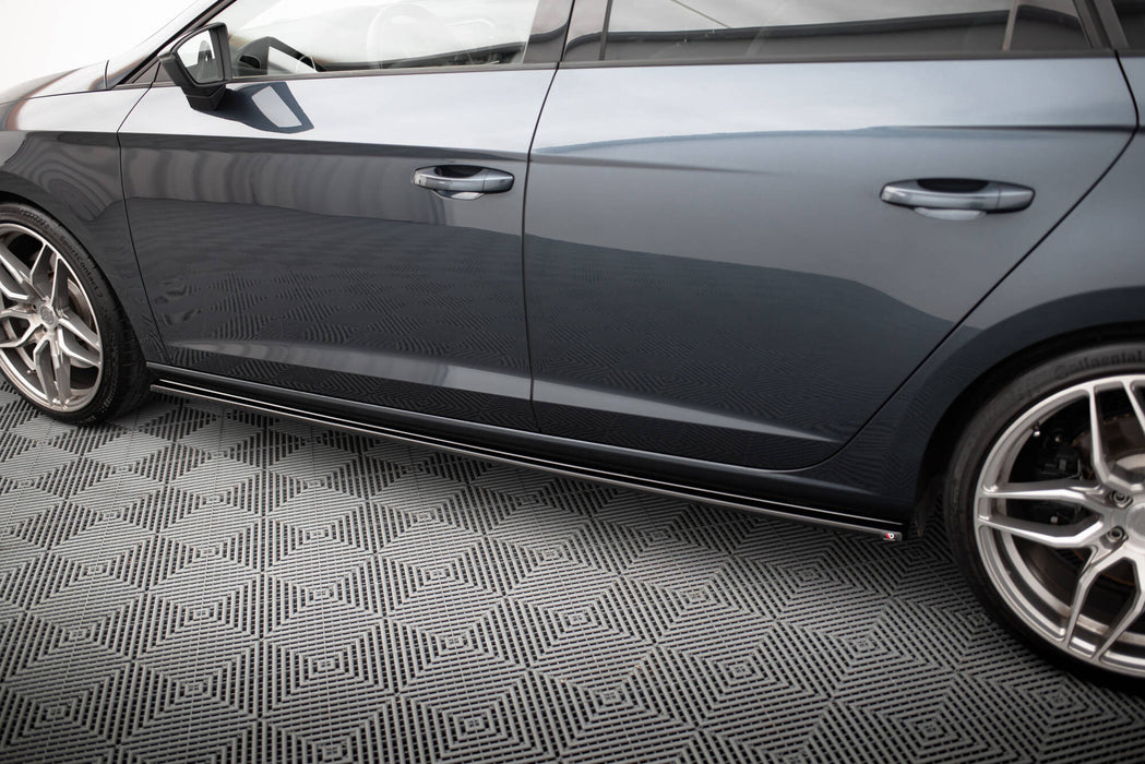 Maxton Design SIDE SKIRTS DIFFUSERS v.1 Seat Leon Mk3 Cupra/ FR Facelift
