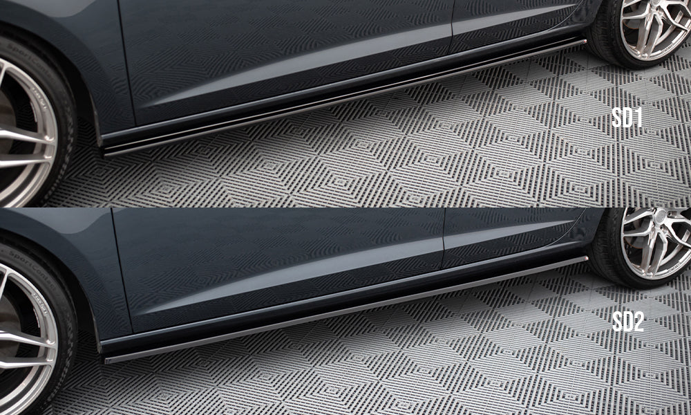 Maxton Design SIDE SKIRTS DIFFUSERS v.1 Seat Leon Mk3 Cupra/ FR Facelift