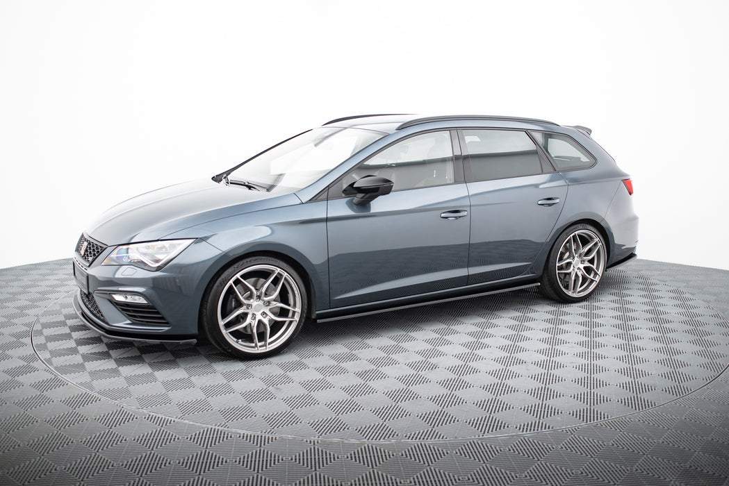 Maxton Design SIDE SKIRTS DIFFUSERS v.2 Seat Leon Mk3 Cupra/ FR Facelift