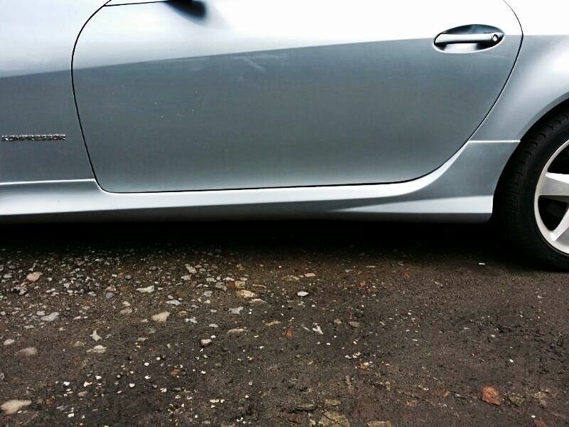 Maxton Design SIDE SKIRTS MERCEDES SLK R171 (SLK R172 AMG LOOK) ABS PLASTIC