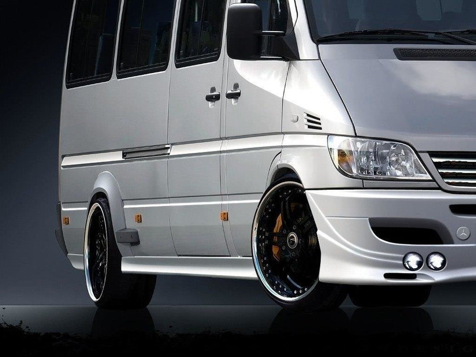 Maxton Design SIDE SKIRTS Mercedes Sprinter I FL / Volkswagen LT 96-06  THIS SIDE SKIRTS FITS TWIN WHEELS VERSION.
