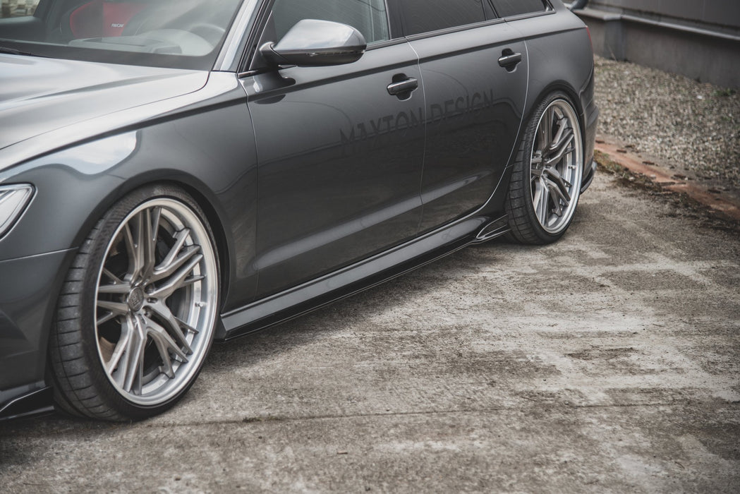 Maxton Design Side Skirts Diffusers Audi A6 / A6 C7 S-line/ S6 C7 Facelift