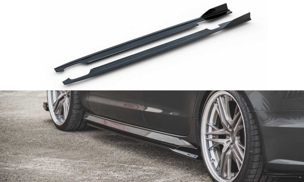 Maxton Design Side Skirts Diffusers Audi A6 / A6 C7 S-line/ S6 C7 Facelift