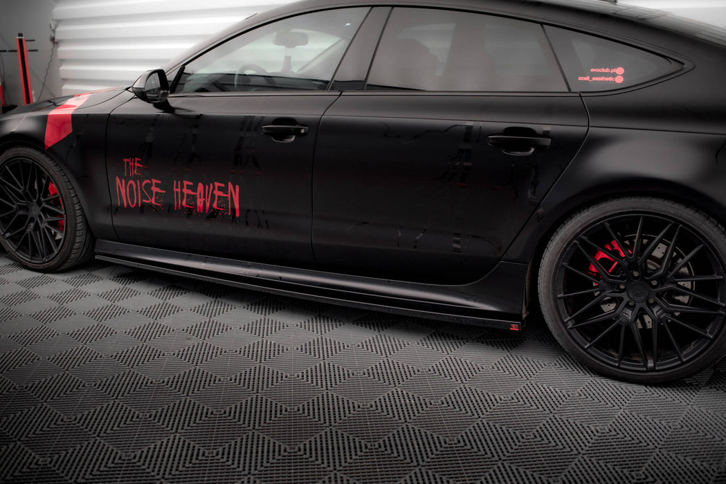 Maxton Design Side Skirts Diffusers Audi A7 RS7 Look C7